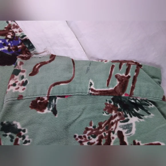 Nck & Nora Flannel Kurt Cobain Cowboy Pajamas Size Large - Picture 8 of 9